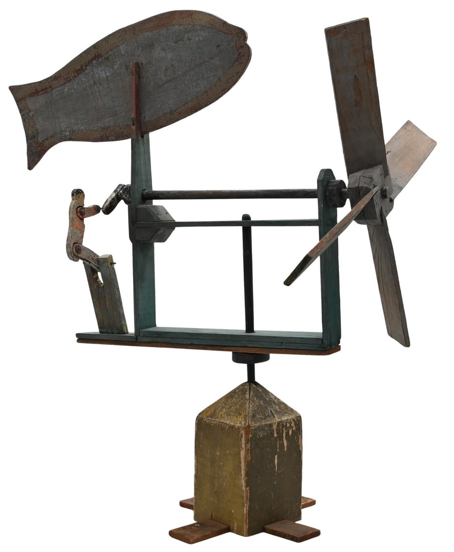 Weathervane Whirligig on Pedestal (1 of 4)