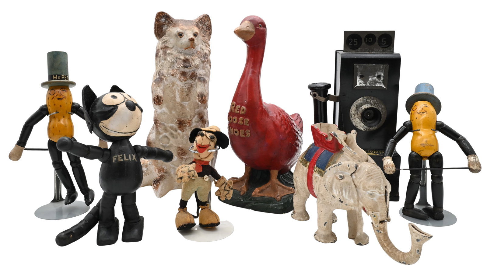 Group of Vintage Advertisement Pieces and Toys (1 of 9)