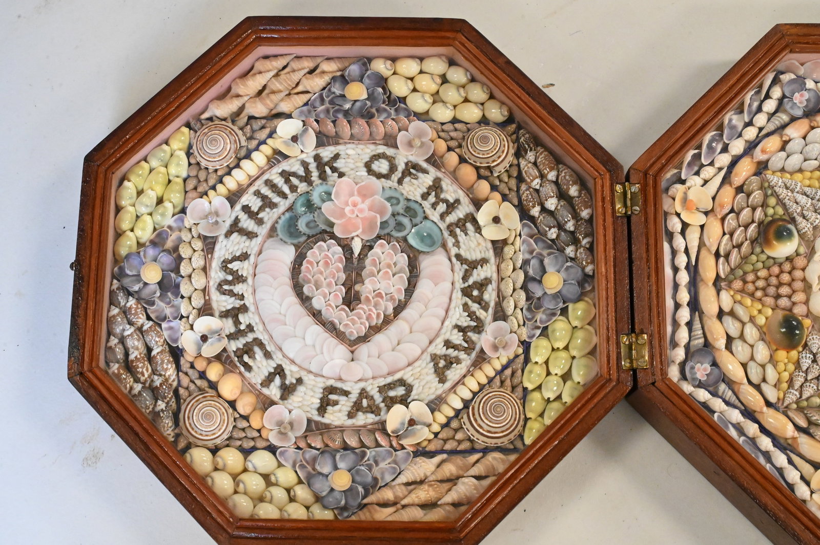 Decorative Shellwork Sailor's Valentine - 2