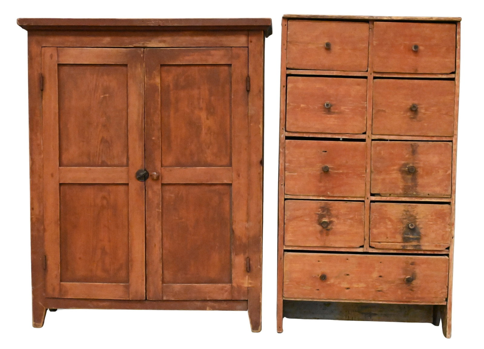 Two-Piece Primitive American Furniture Lot (1 of 5)