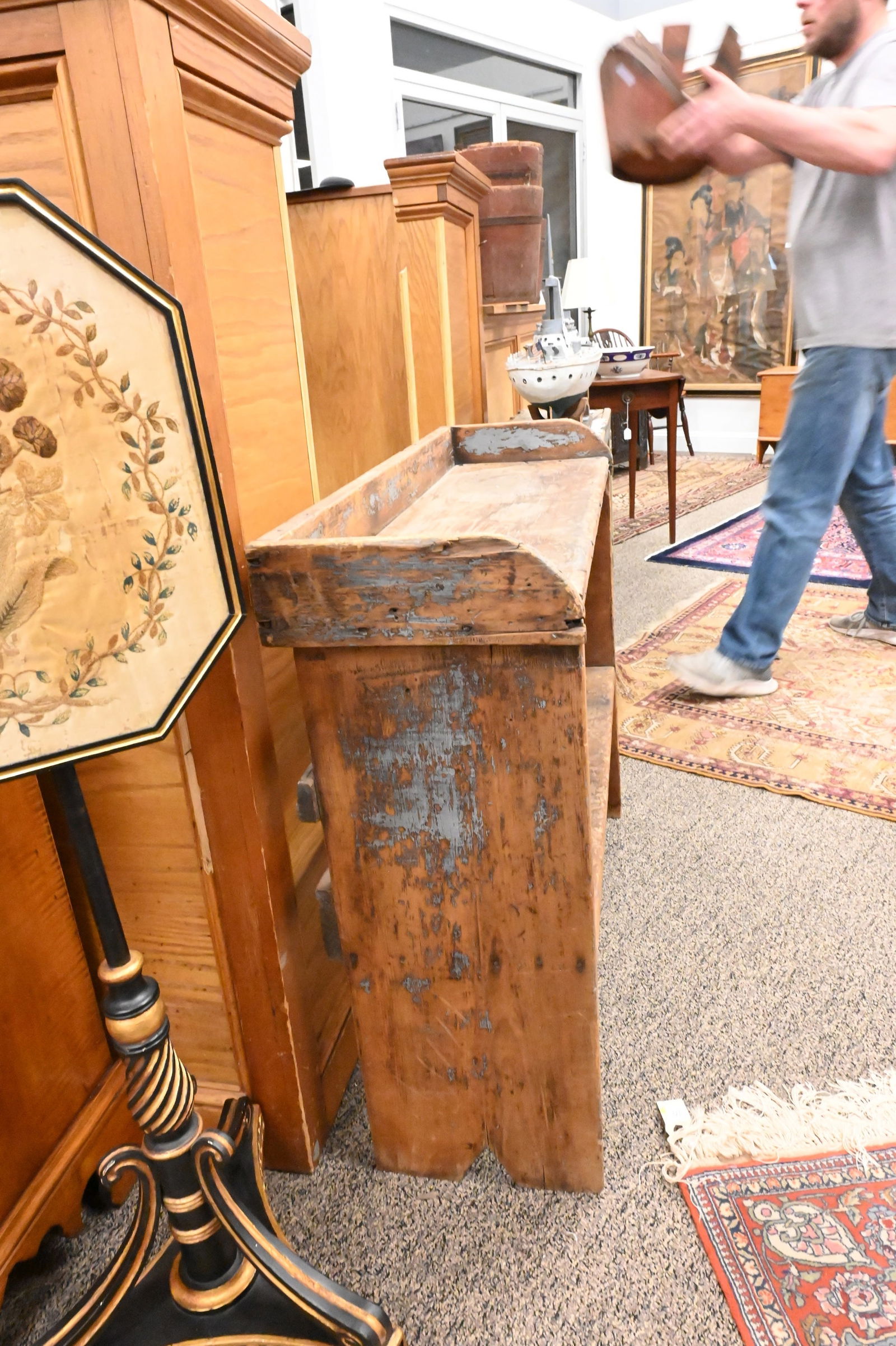 Two American Primitive Shelves - 7