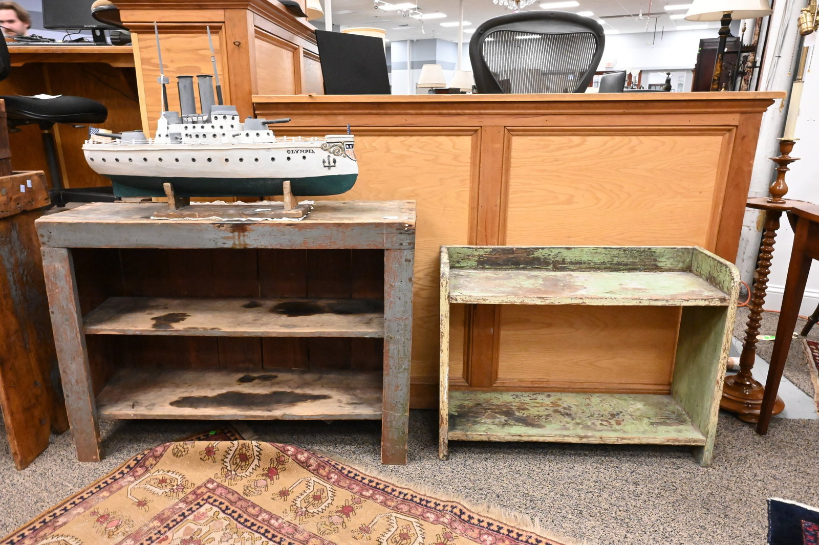 Two American Primitive Shelves - 2