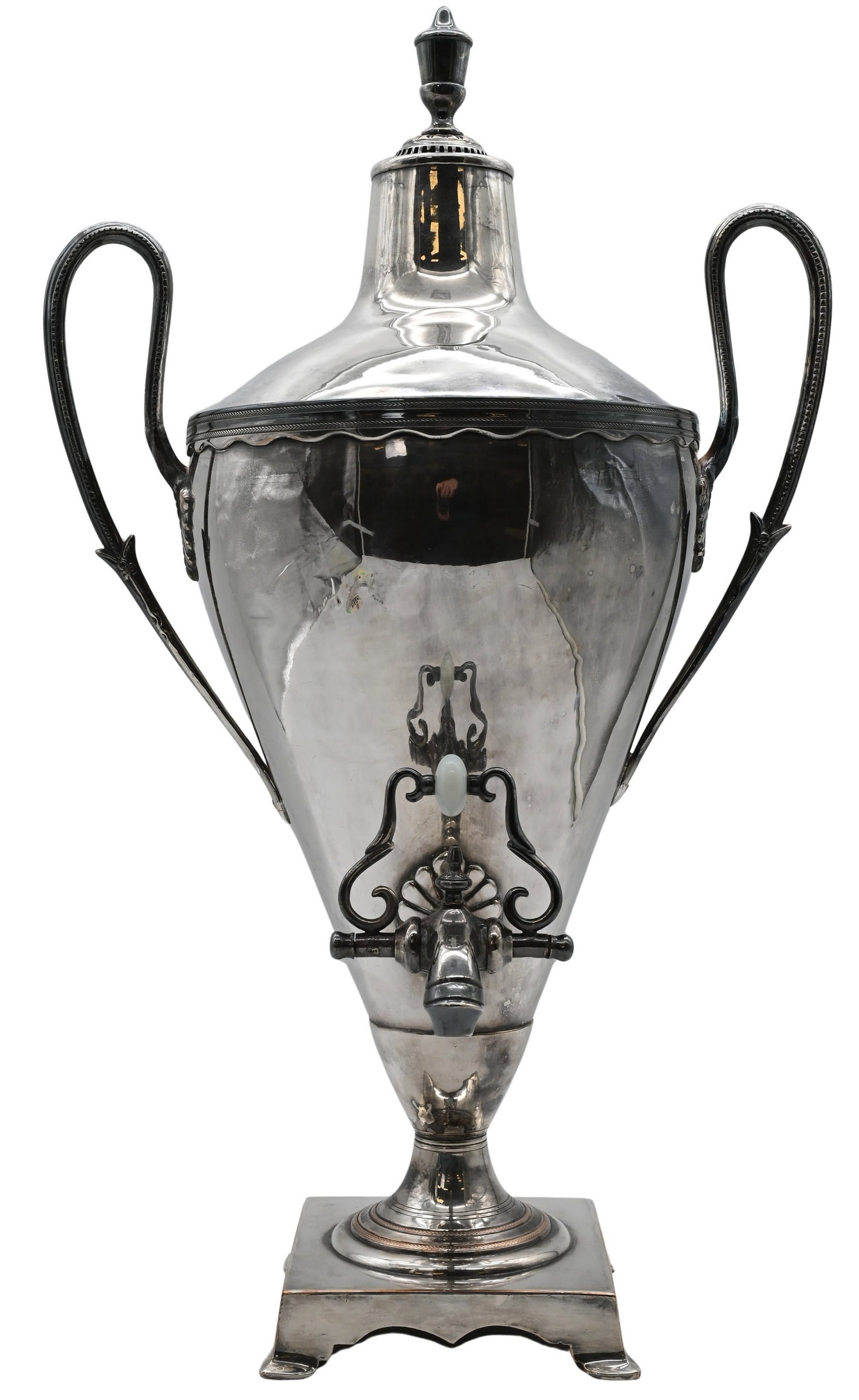 Federal Style Sheffield Silverplate Coffee Urn (1 of 4)