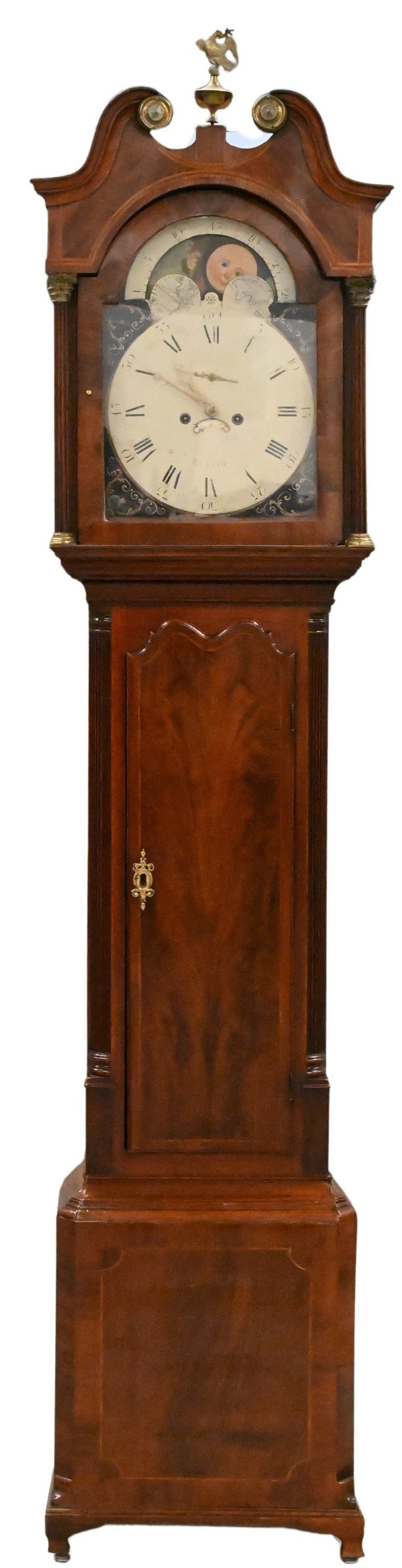 Scottish George III Inlaid Mahogany Tall-Case Clock (1 of 8)