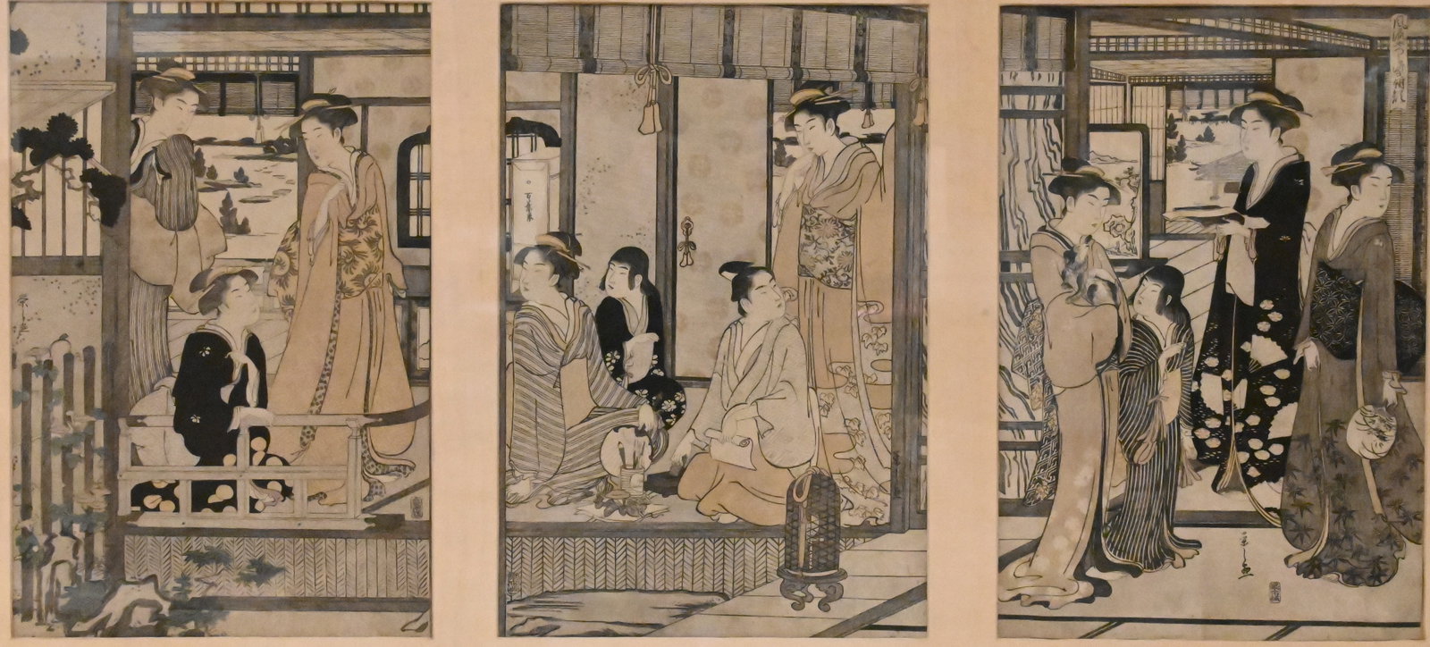 Chobunsai Eishi (Japanese 1756-1829) (1 of 6)