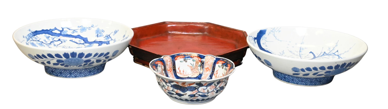 Four Piece Porcelain Asian Lot (1 of 8)