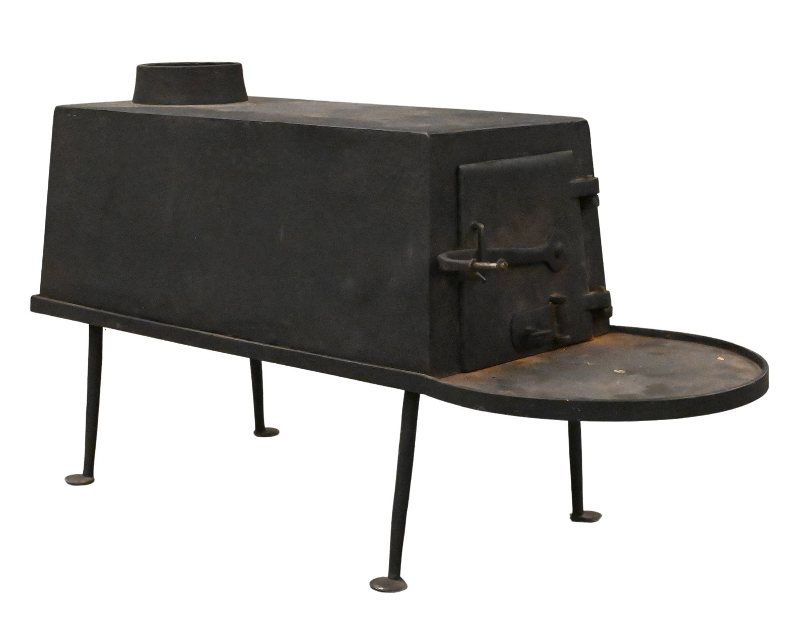 Shaker Cast Iron Box Stove Penny Feet (1 of 5)