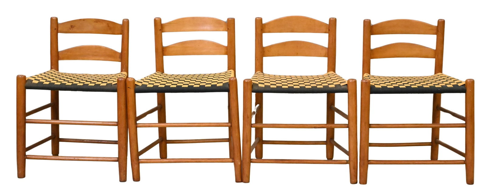 Set of Four Shaker Low-Back Chairs (1 of 6)