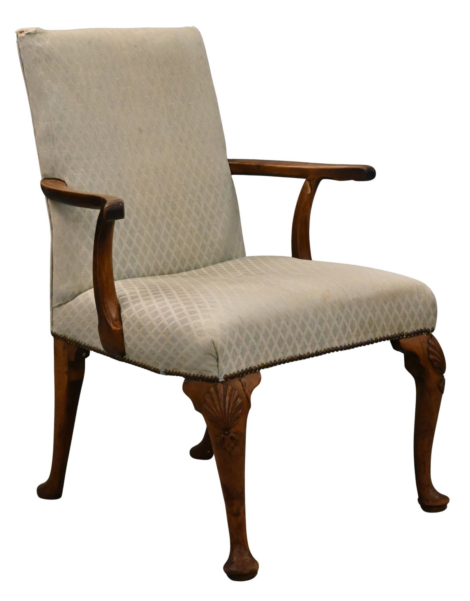 George I Walnut Library Armchair (1 of 6)