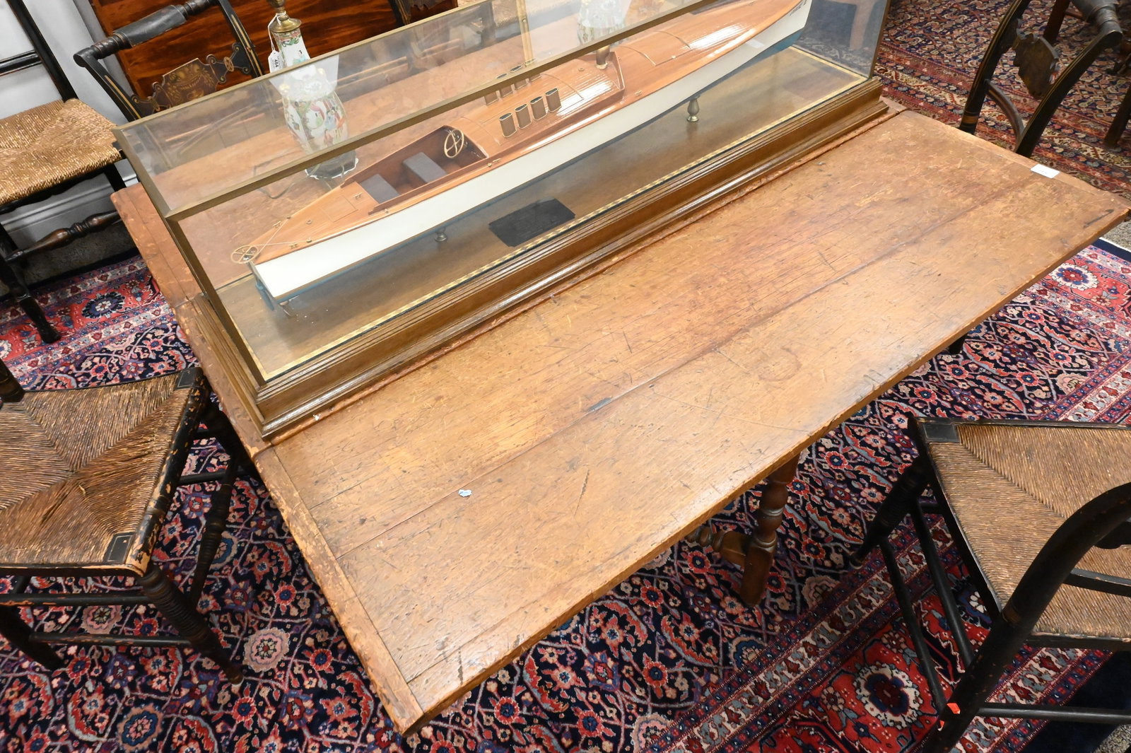 American Walnut Drop-Leaf Gate-Leg Table - 3