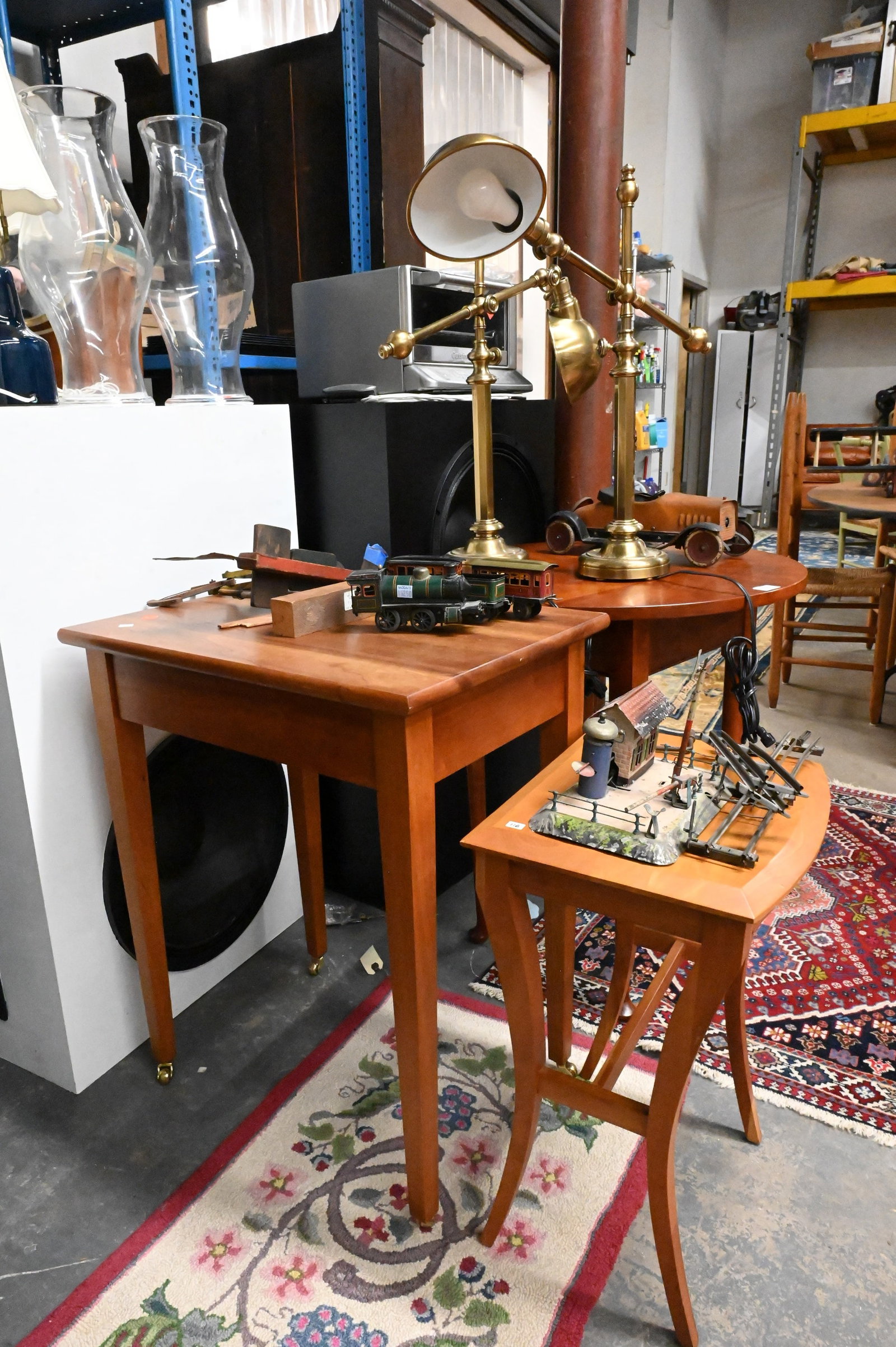 Three Custom Cherry Tables - 2