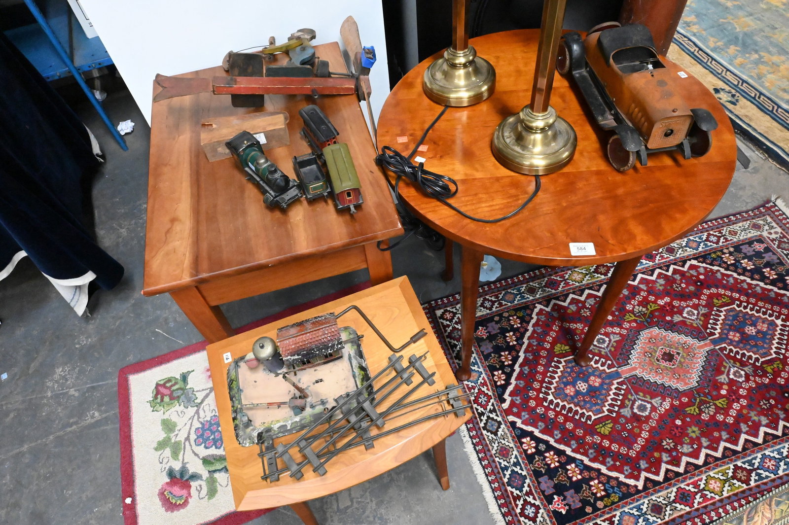 Three Custom Cherry Tables - 4