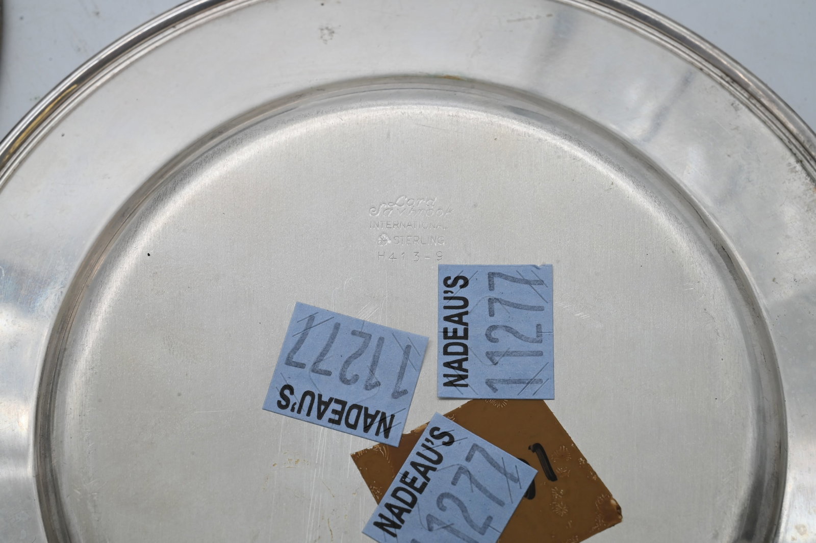 15 Assembled Sterling Silver Bread Plates - 3