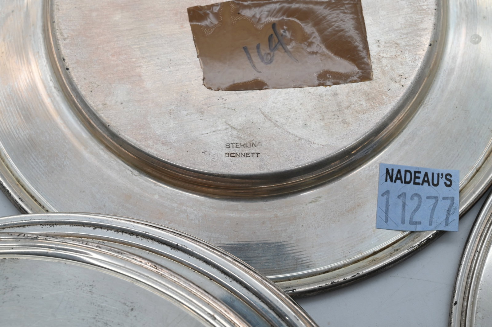 15 Assembled Sterling Silver Bread Plates - 4