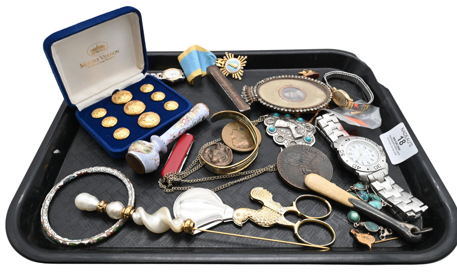 Assorted Group of Vintage and Costume Jewelry and Accessories (1 of 5)