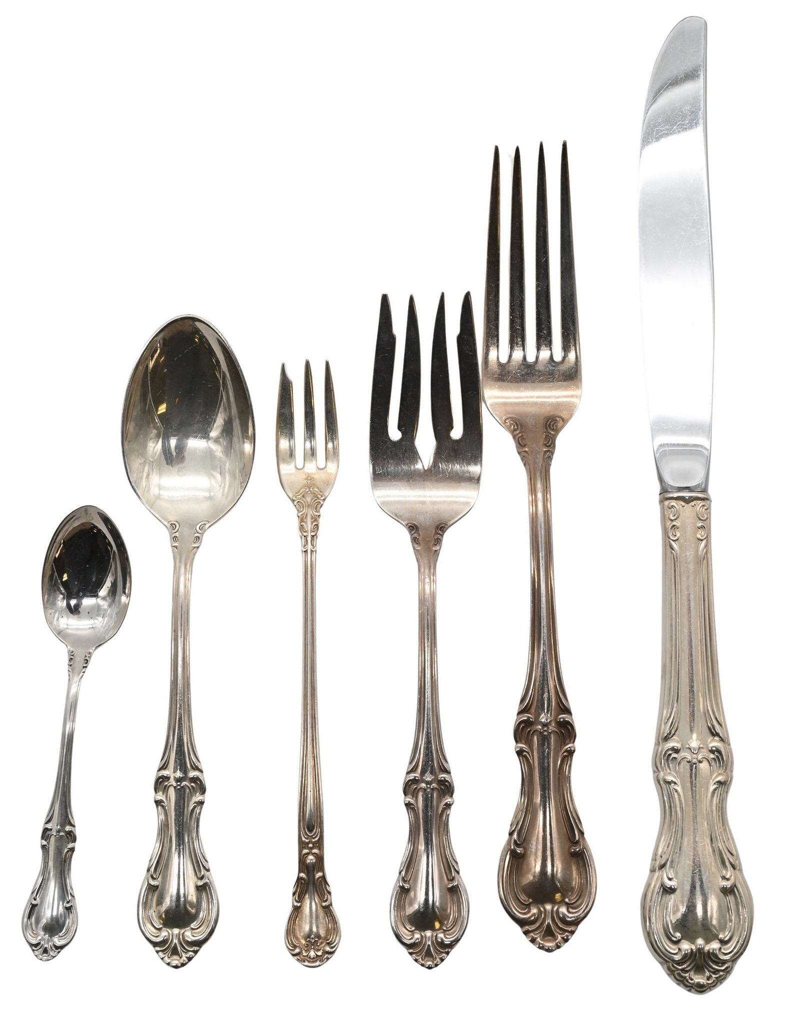 International Silver Sterling Flatware Set (1 of 4)