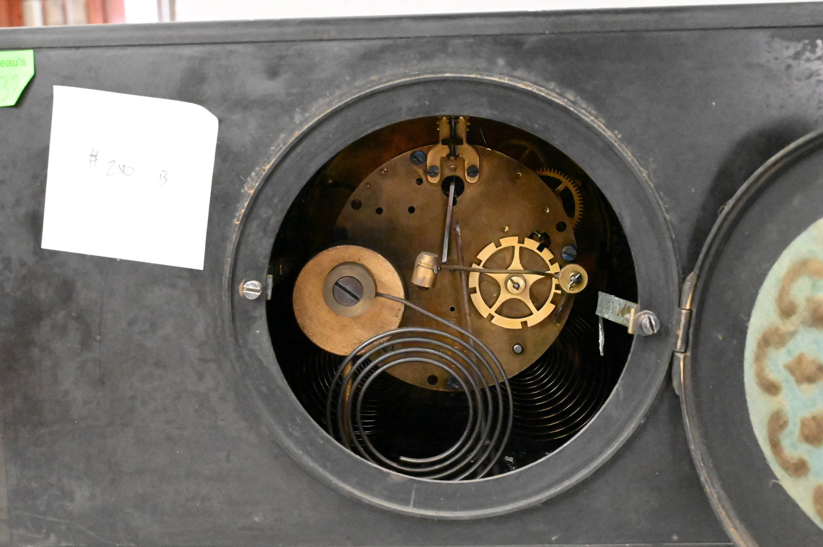 Two Slate Mantel Clocks - 4