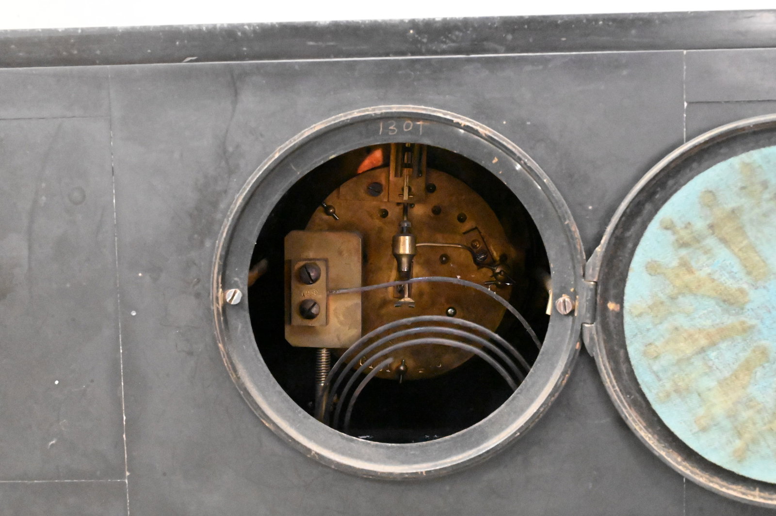 Two Slate Mantel Clocks - 5