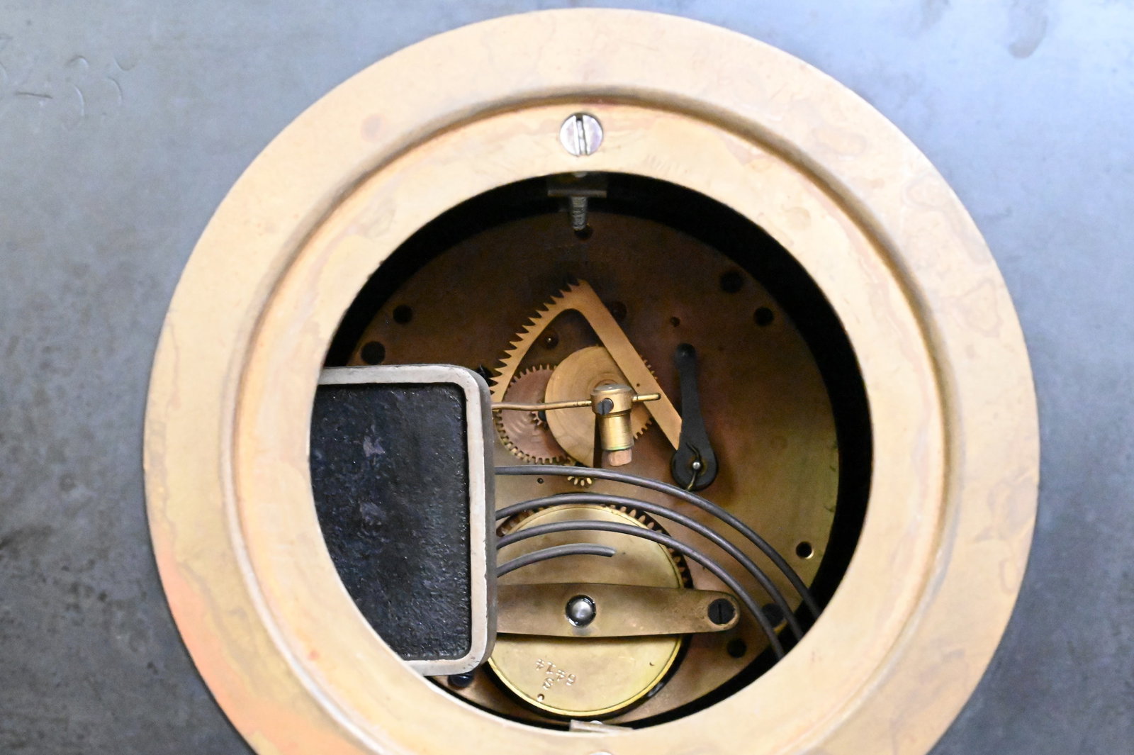 Two Black Slate Mantle Clocks - 5