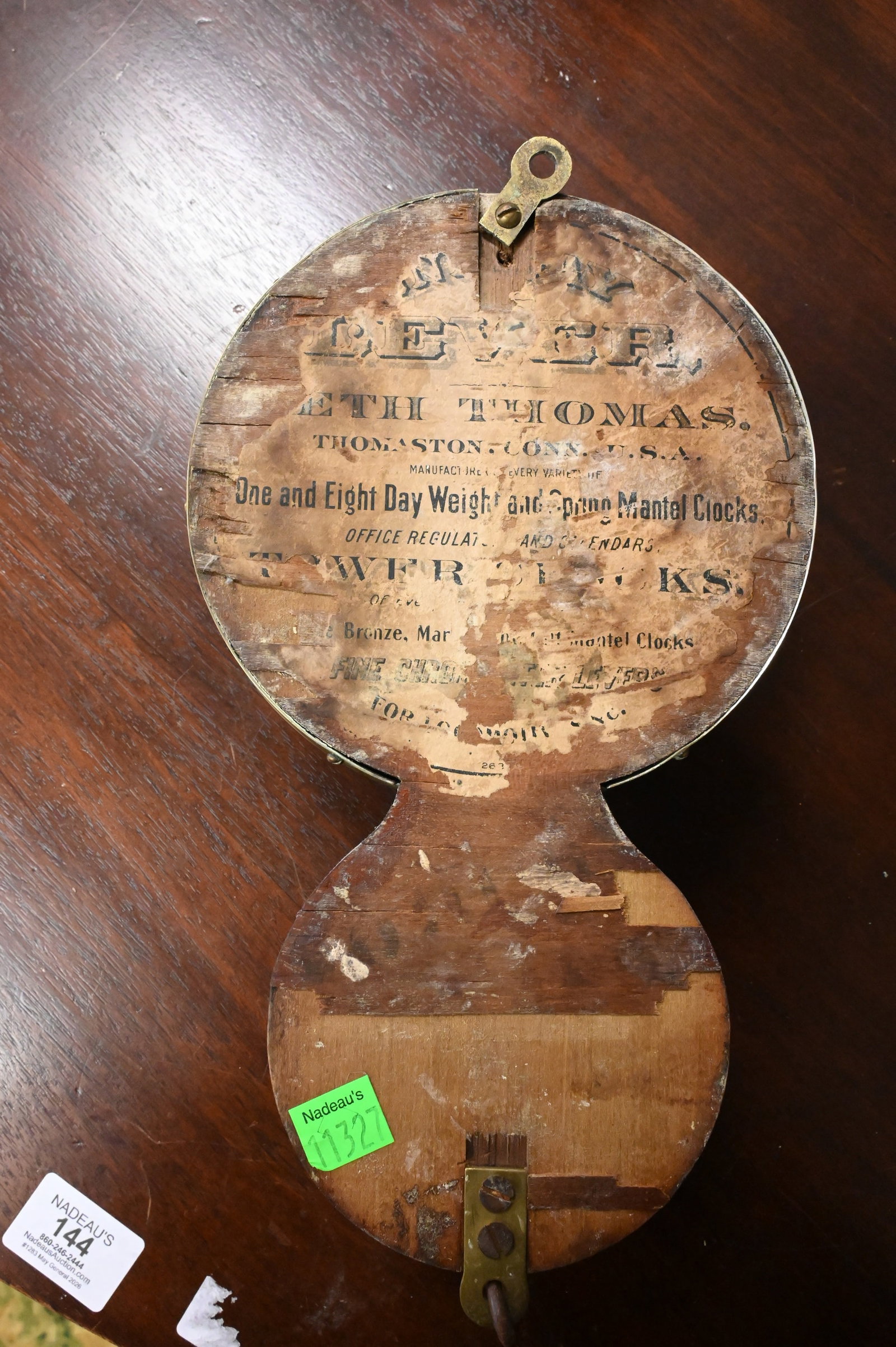 Seth Thomas Ships Bell Clock - 3