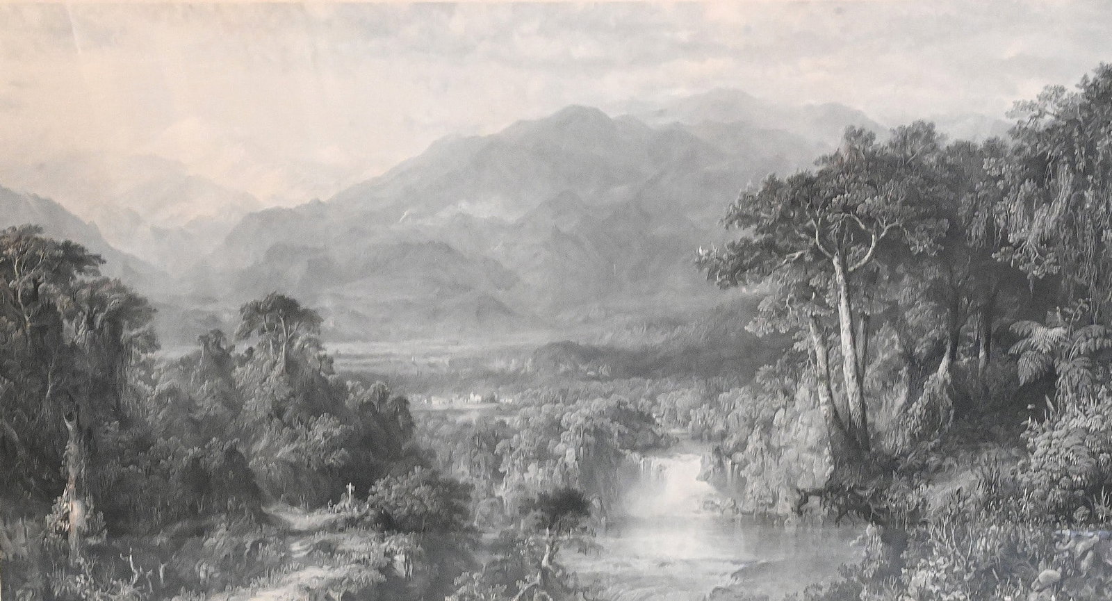 After Frederic Edwin Church (American 1826-1900): After Frederic Edwin Church (American 1826-1900) "The Heart of the Andes", 1862 Steel engraving on heavy wove paper Engraved by William Forrest (Scottish, 1805–1889), published by J. McClure,