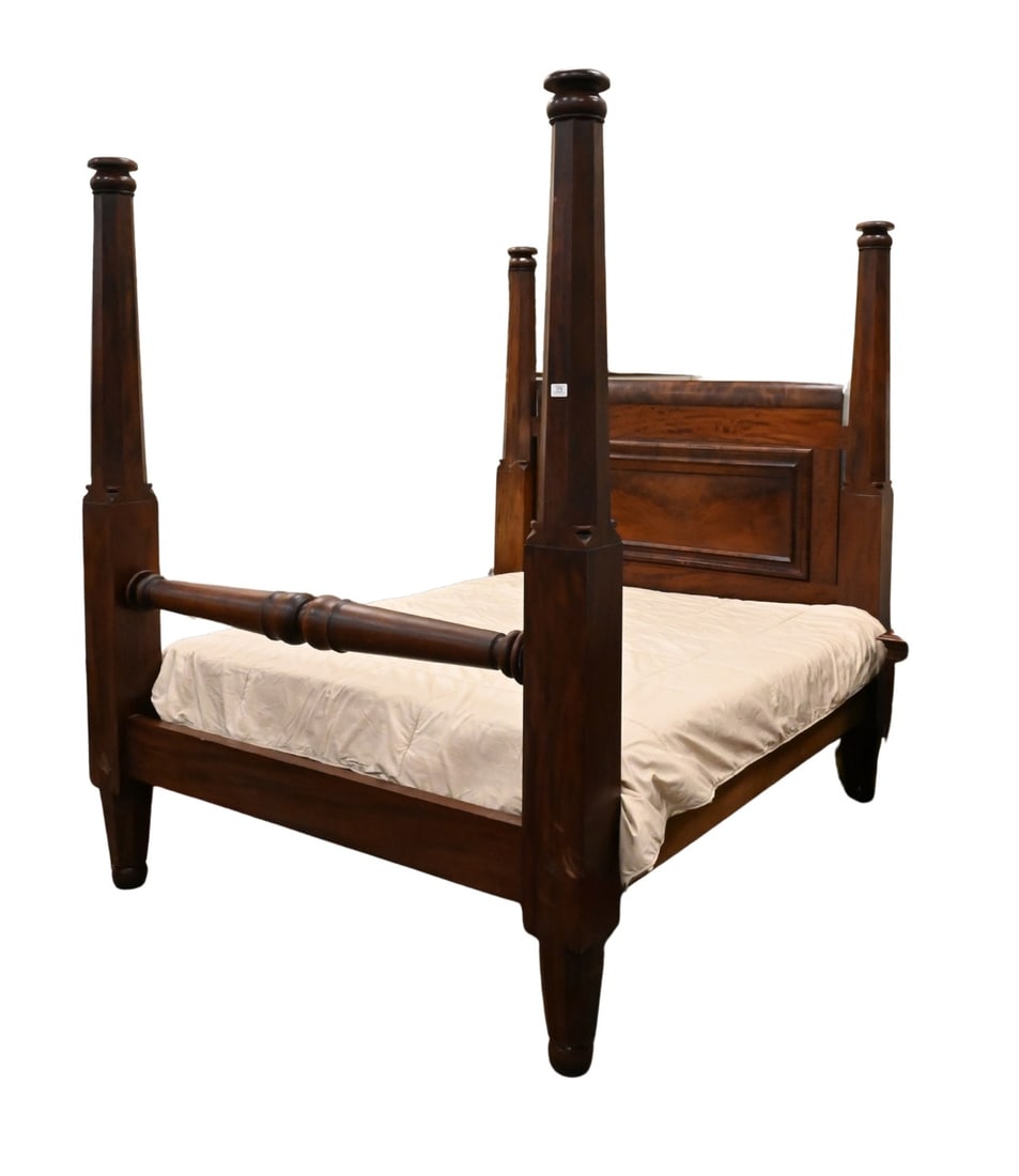 Federal Mahogany Tall Post Bed (1 of 5)
