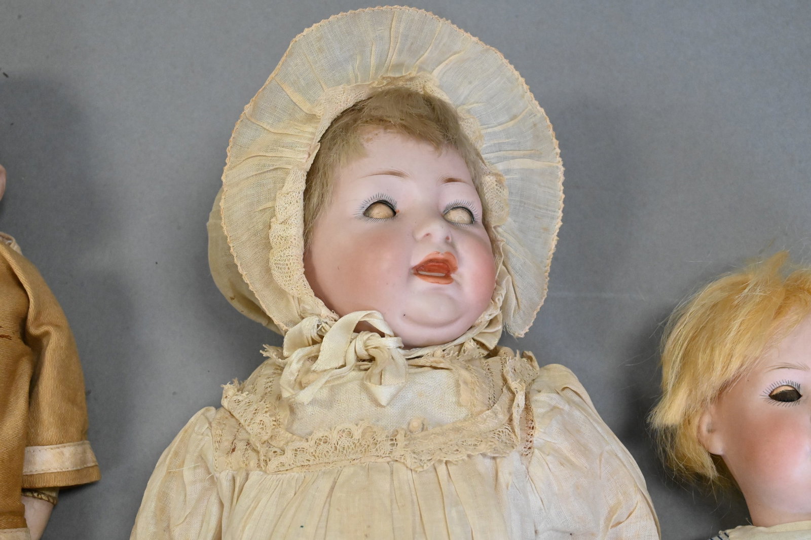 Three Bisque Head Character Babies - 3