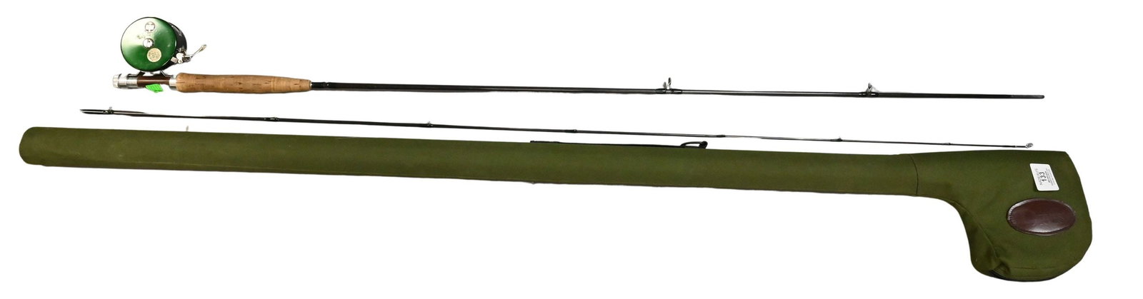 Loomis 6 wt 8 1/2' Graphite Fly Rod: Loomis 6 wt 8 1/2' Graphite Fly Rod having auto reel, in orvis case 52 inches each