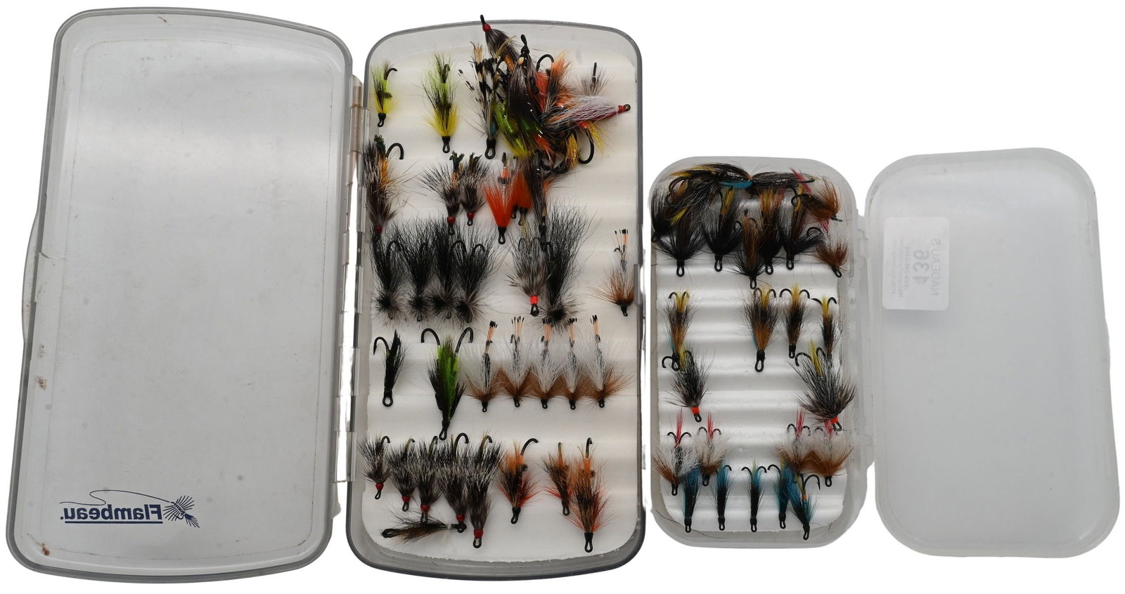 Two Fly Boxes of Salmon Flies (1 of 3)