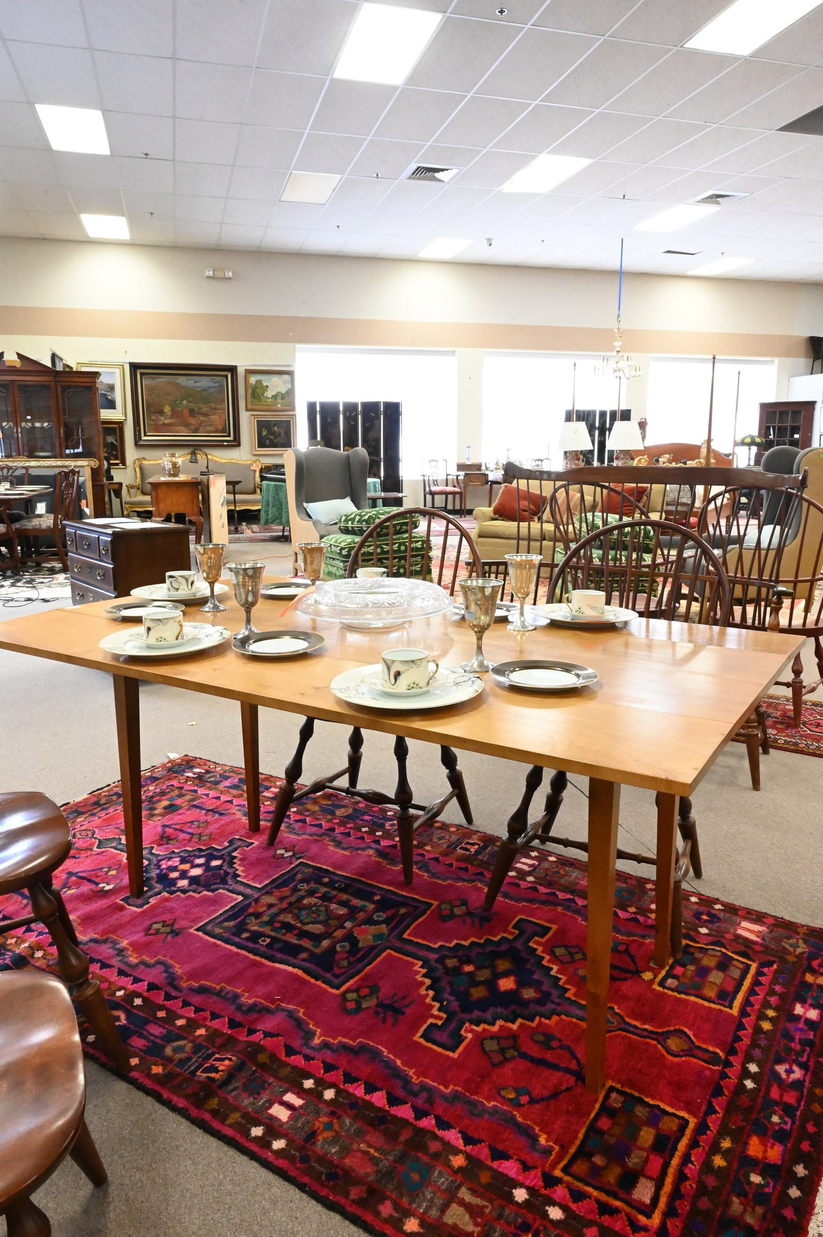 Maple Harvest Drop Leaf Table - 2