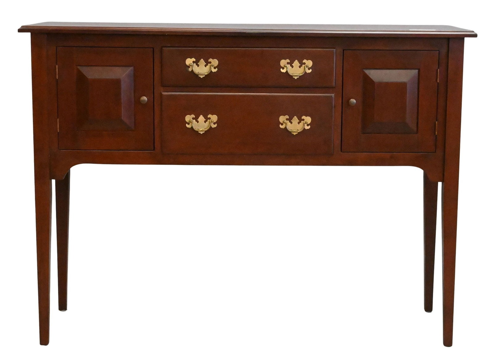 Benchmade Dark Cherry Small Sideboard: Benchmade Dark Cherry Small Sideboard Tom Seely, Berkeley Springs, West Virginia height 38 inches, top 16 1/2" x 52"