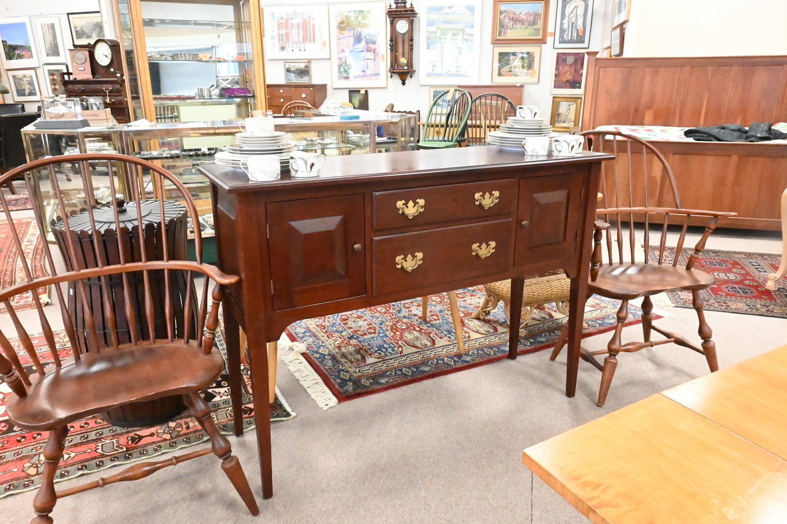 Benchmade Dark Cherry Small Sideboard - 2