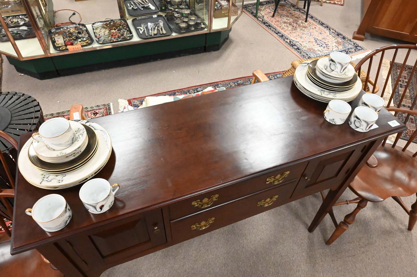 Benchmade Dark Cherry Small Sideboard - 3