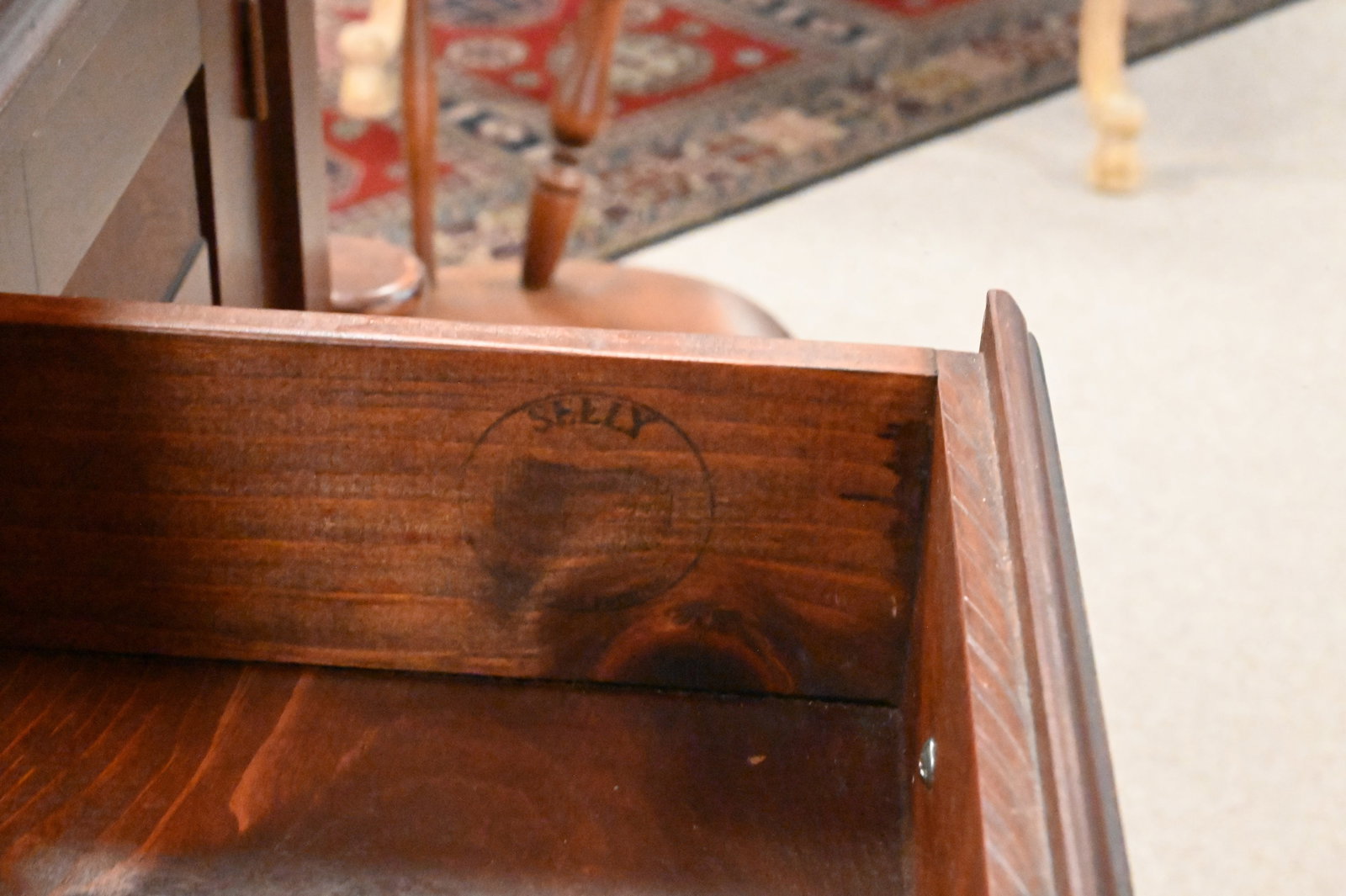 Benchmade Dark Cherry Small Sideboard - 5