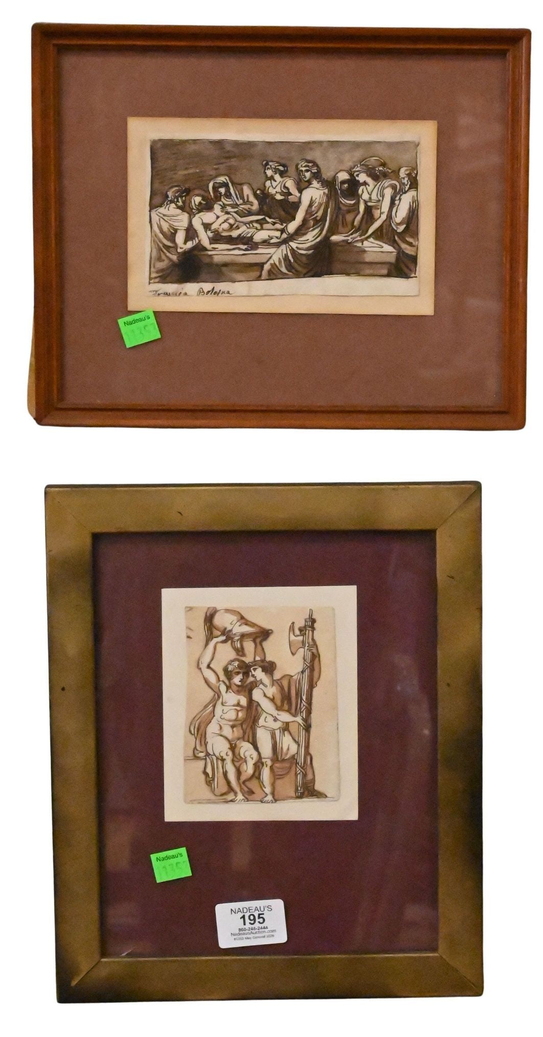 Two Italian School Old Master Style Academic Studies (1 of 3)