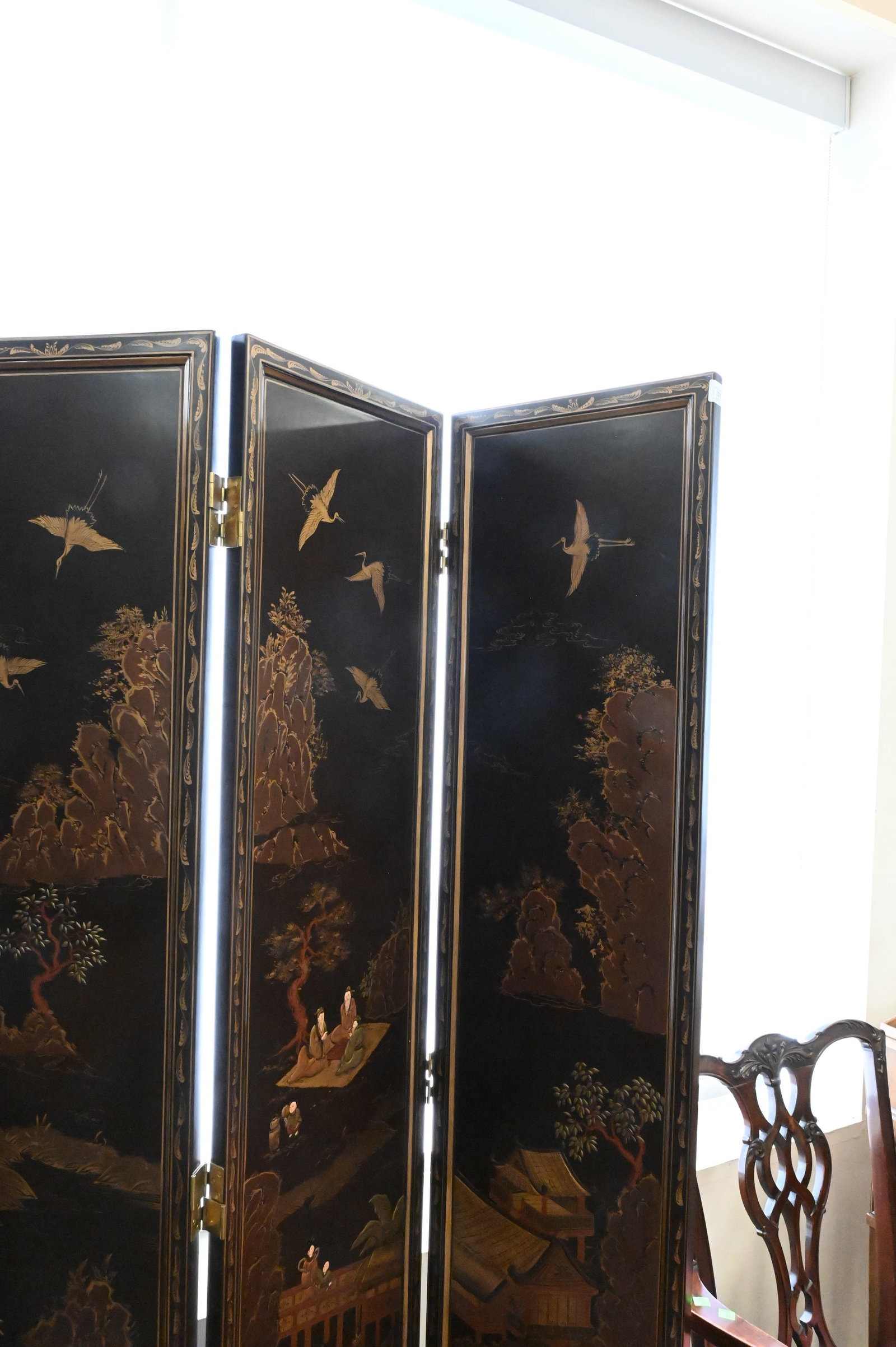 Six Part Chinese Dressing Screen - 6