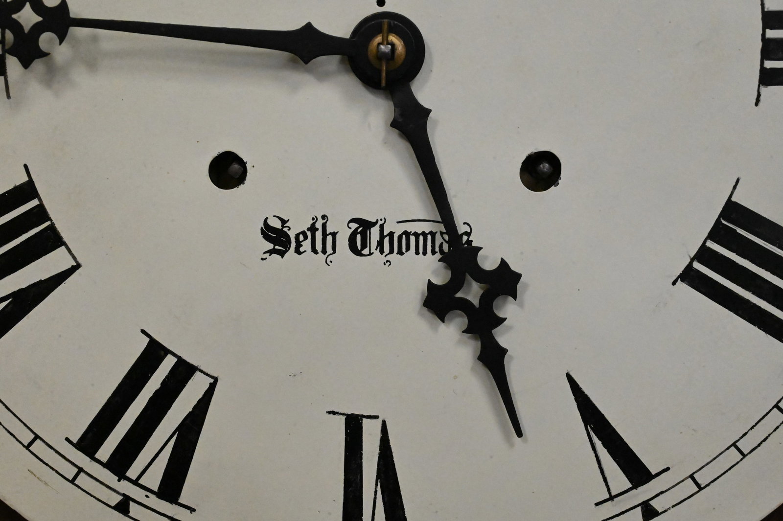 Seth Thomas Walnut Victorian Wall Clock - 2