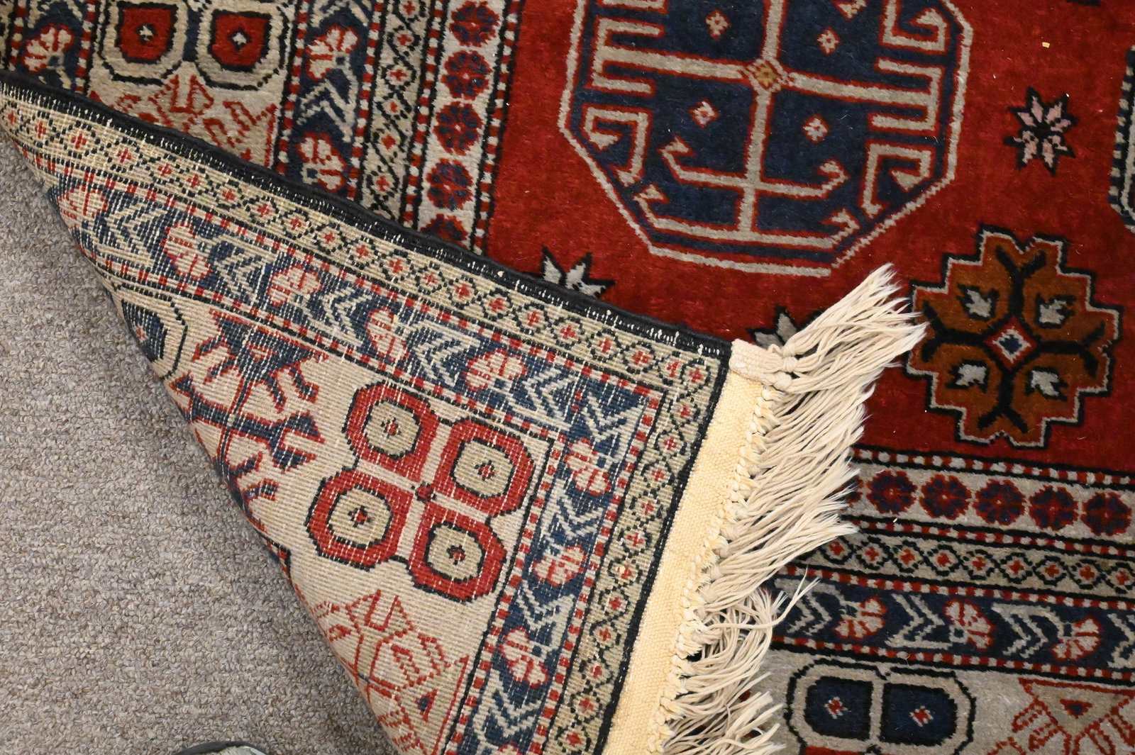 Three Oriental Throw Rugs - 5