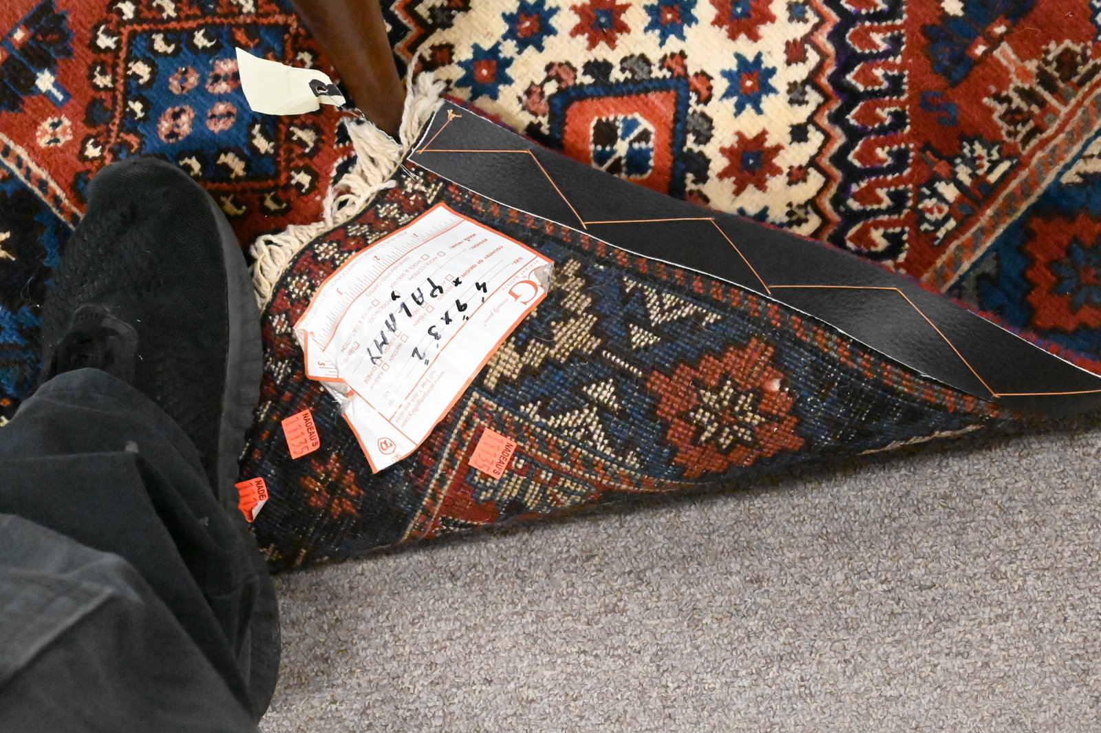 Two Oriental Throw Rugs - 5