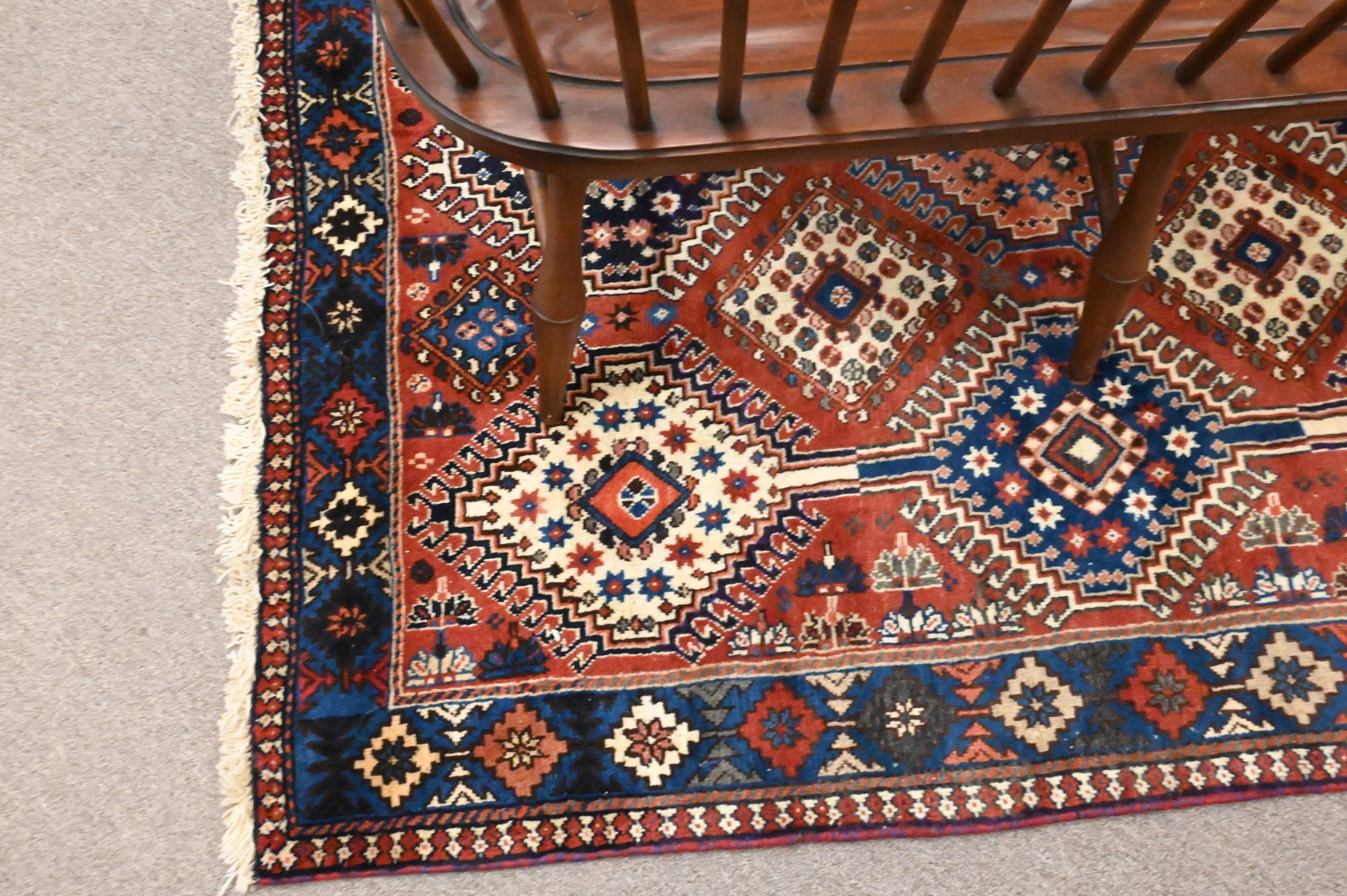 Two Oriental Throw Rugs - 6