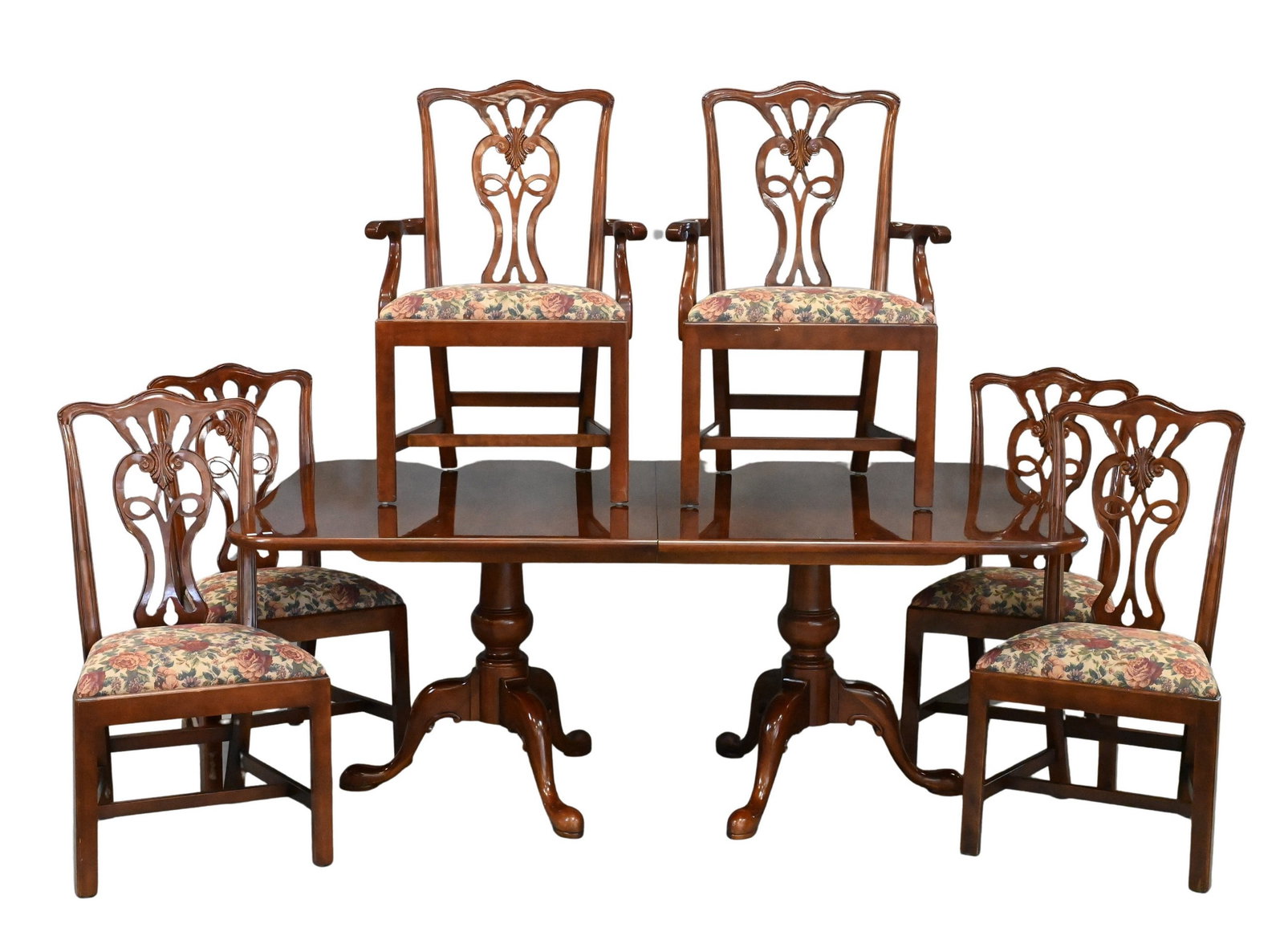 Seven Piece Henredon Dining Set (1 of 8)
