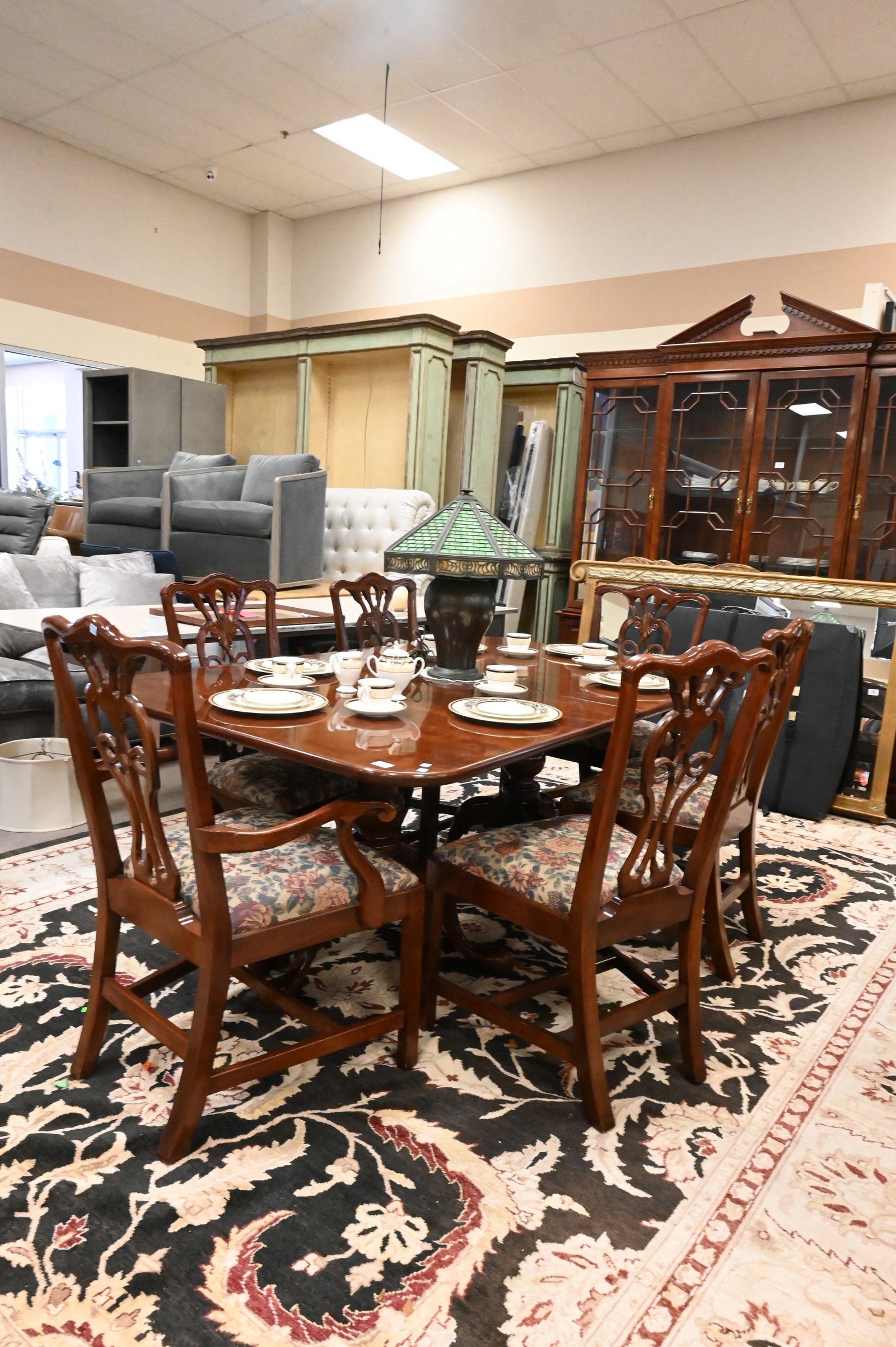 Seven Piece Henredon Dining Set - 2