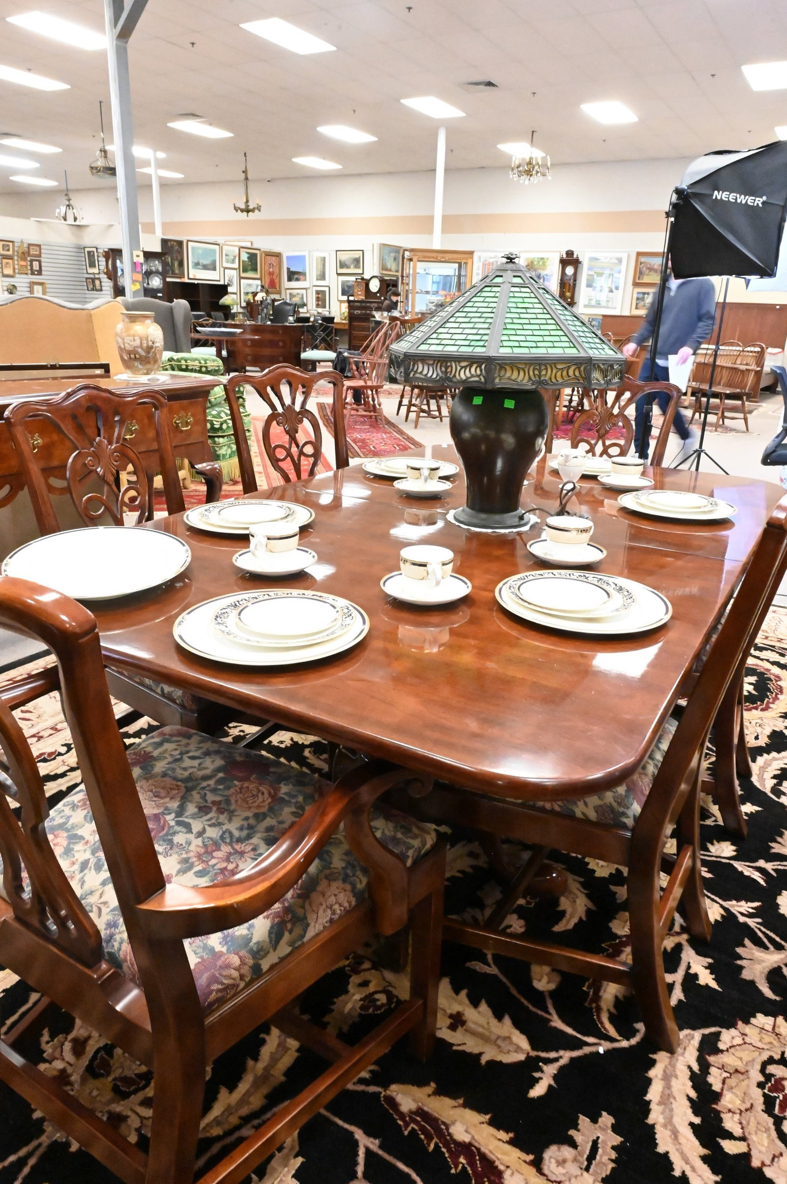 Seven Piece Henredon Dining Set - 4