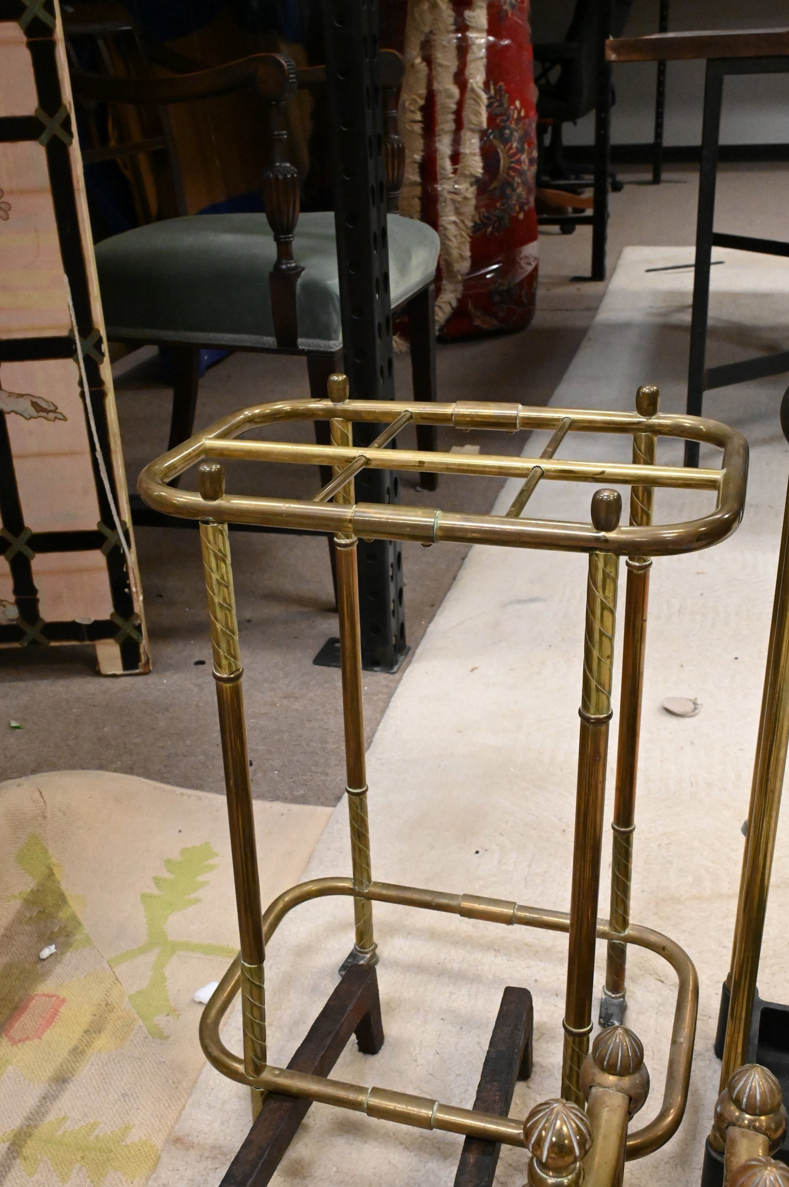 Brass Fireplace Grouping - 7