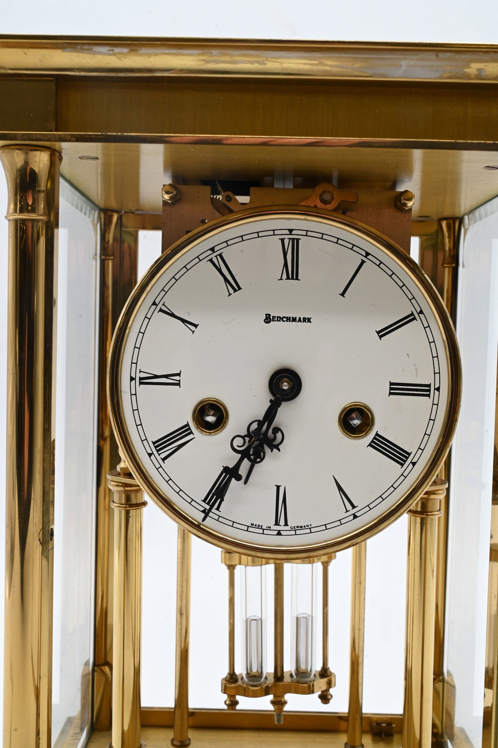 Benchmark Clock Co. "The Regency" Brass Mantel Clock - 2