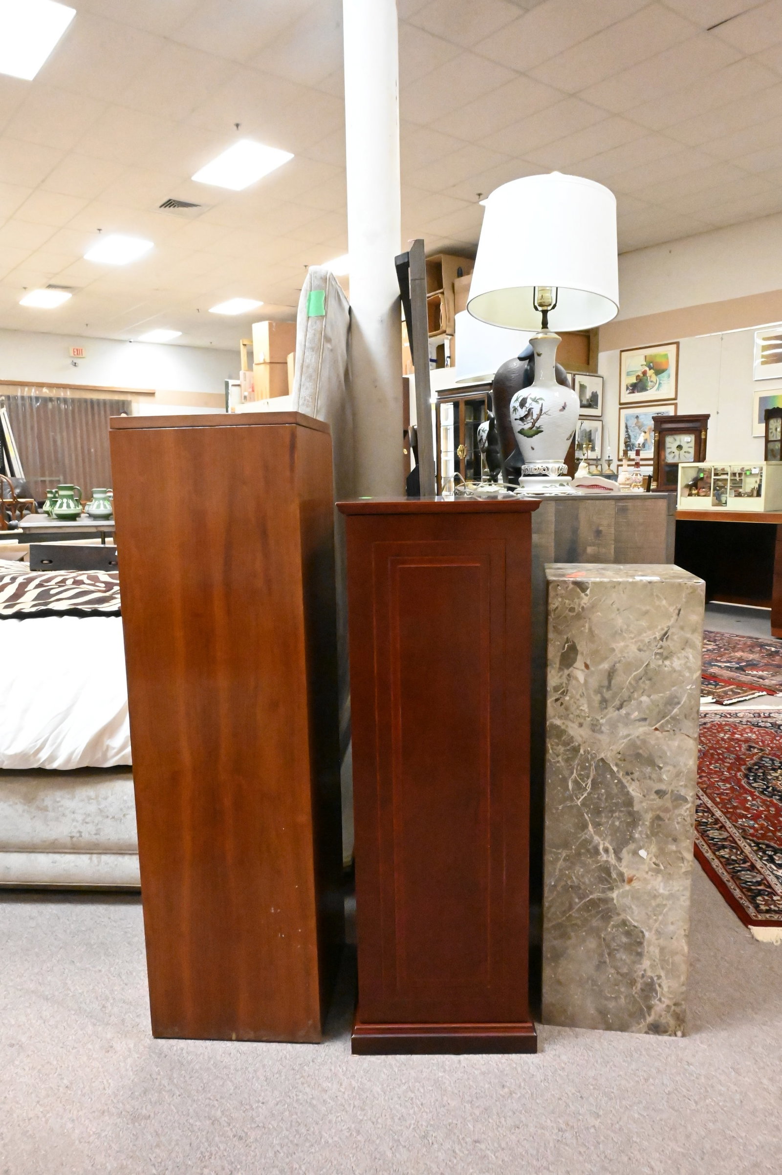 Three Display Pedestals - 6