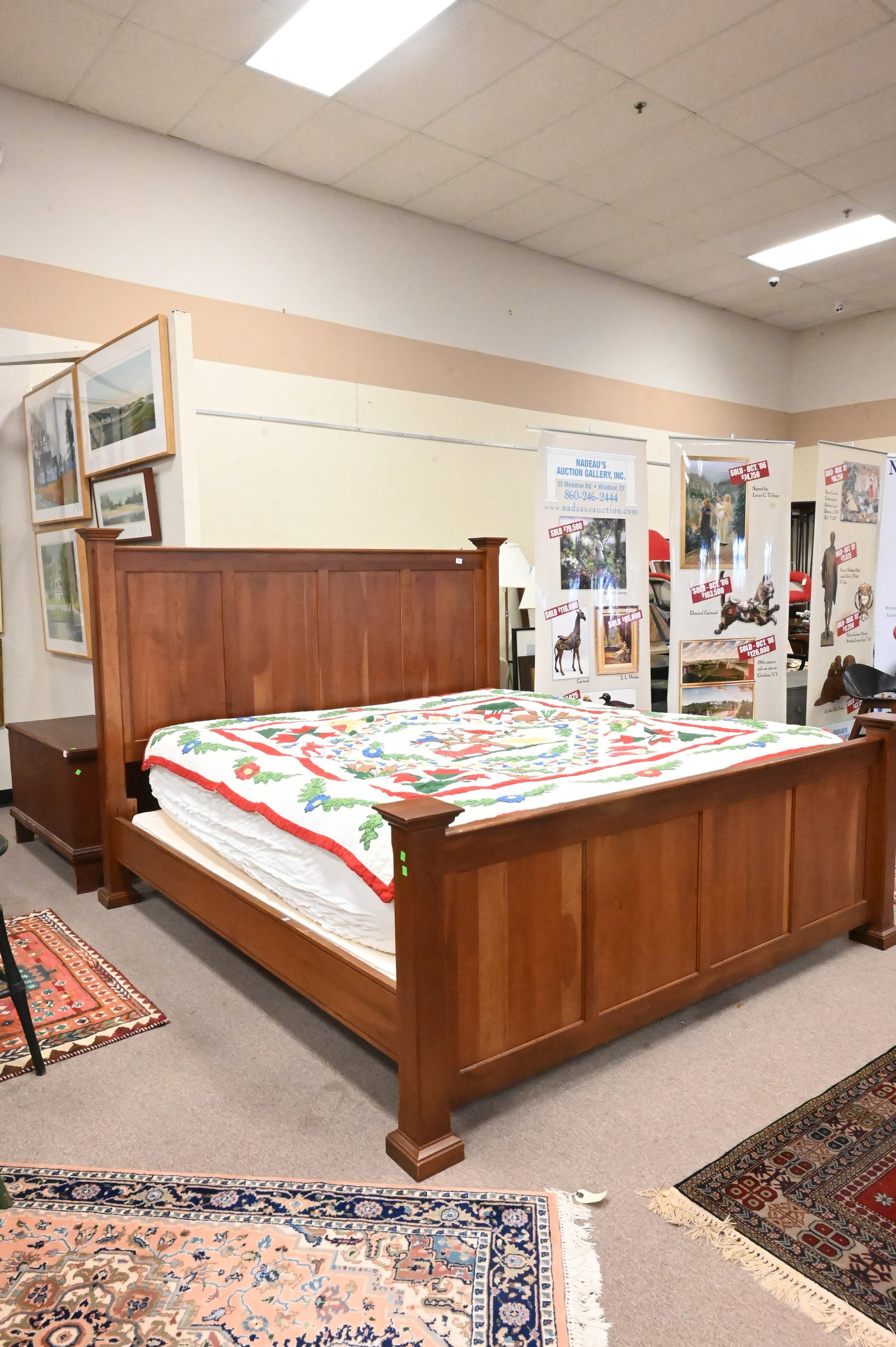 Benchmade Cherry King Size Bed - 3