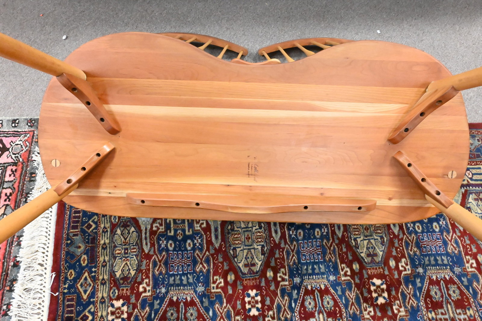 W.A. Mitchell Cherry Windsor Bench - 4