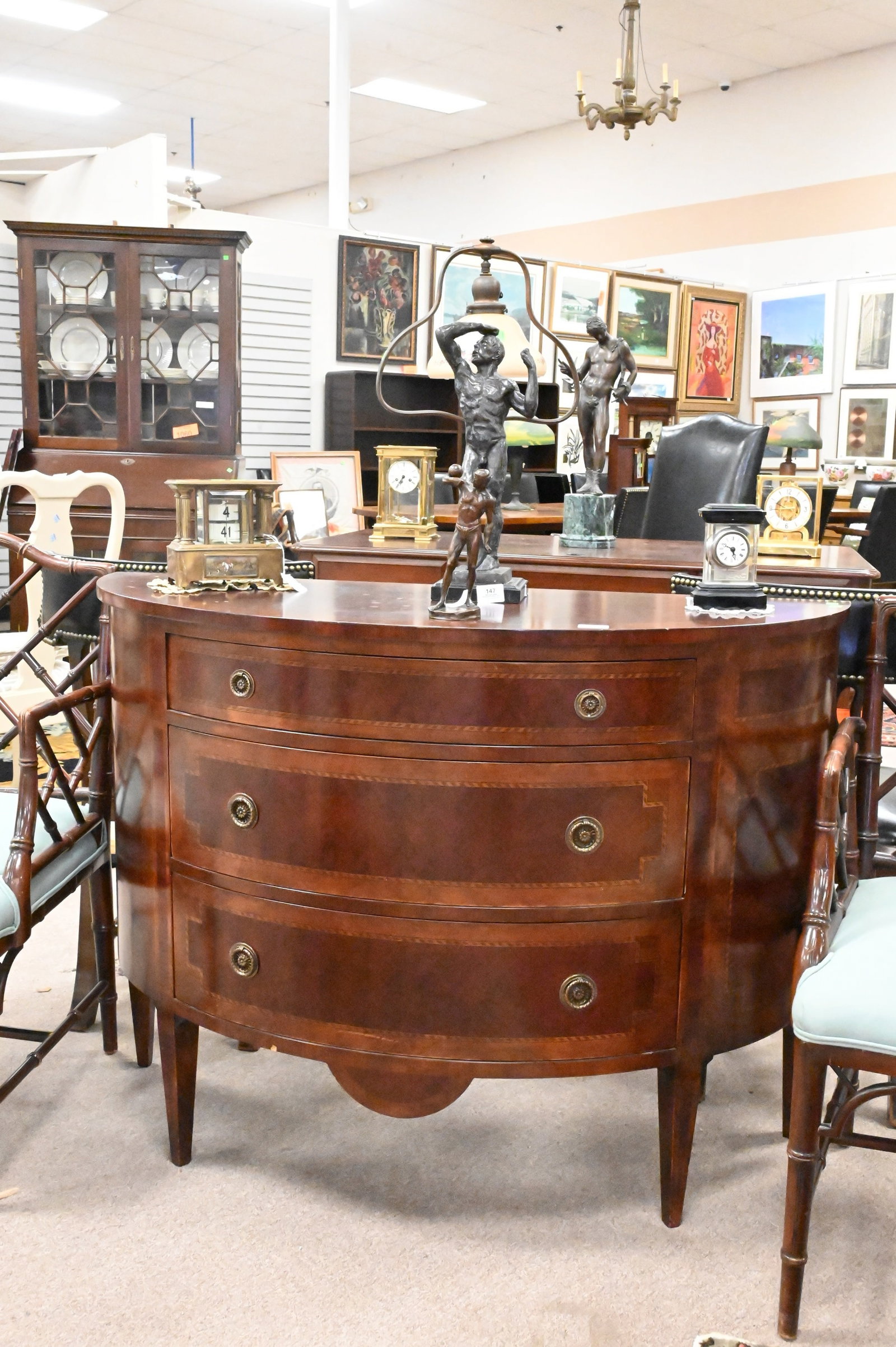 Inlaid Demilune Server - 2