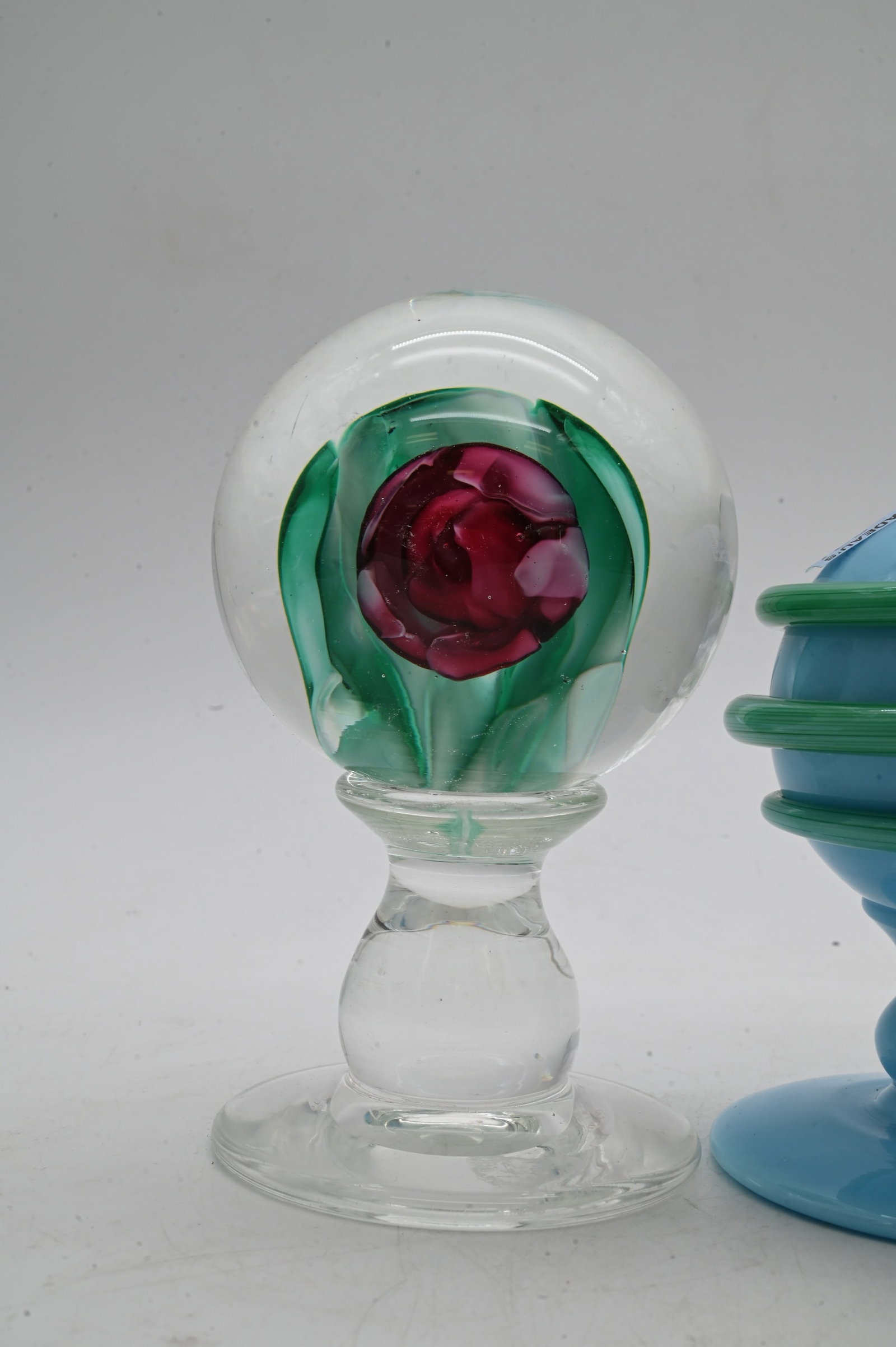 Six Art Glass Paperweights - 2